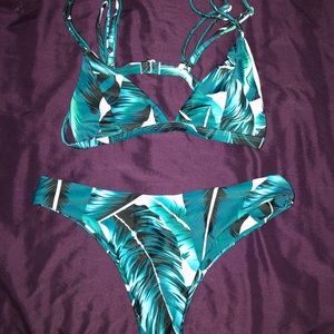 Tropical swim suit.